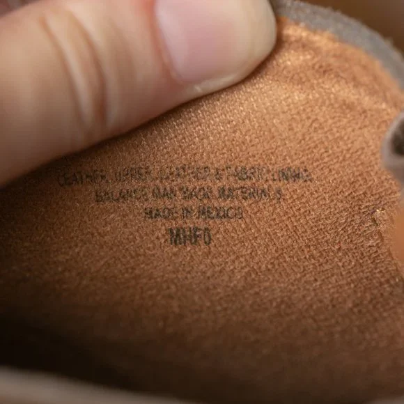 Born Cele Suede Braided Strap Cork Sole Booties Women's US size 6.5M Brown - Picture 10 of 11